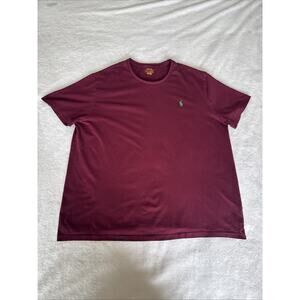 Vintage Polo Ralph Lauren T Shirt Single Stitch Men XL Maroon